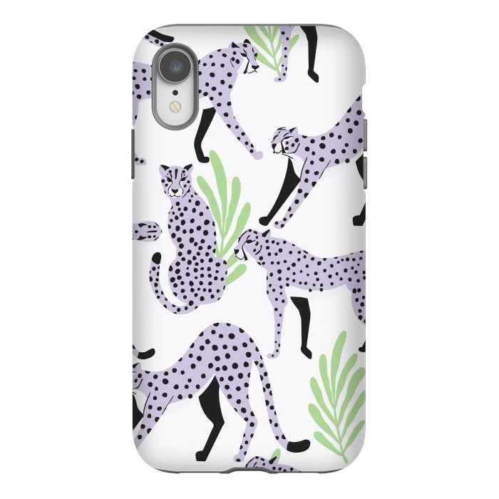 iPhone Xr StrongFit Cheetah pattern 05 by Jelena Obradovic