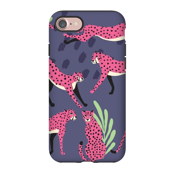 iPhone 7 StrongFit Cheetah pattern 06 by Jelena Obradovic