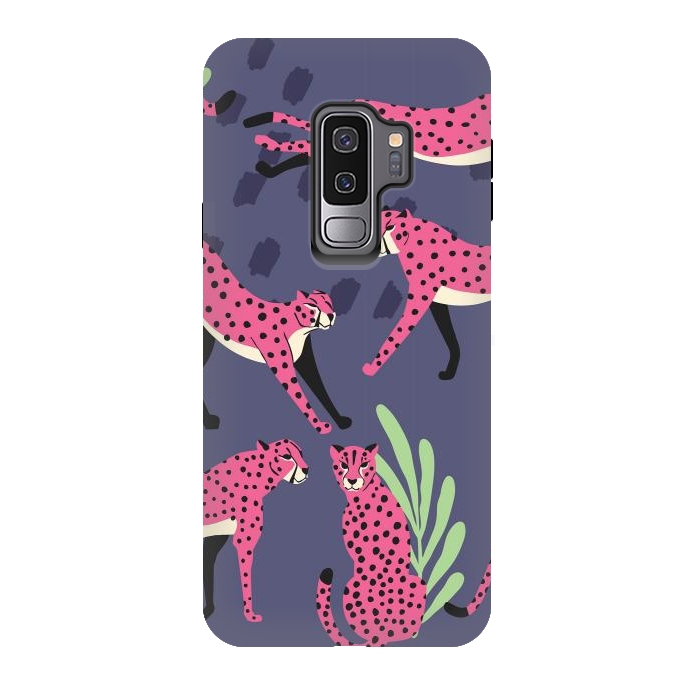 Galaxy S9 plus StrongFit Cheetah pattern 06 by Jelena Obradovic
