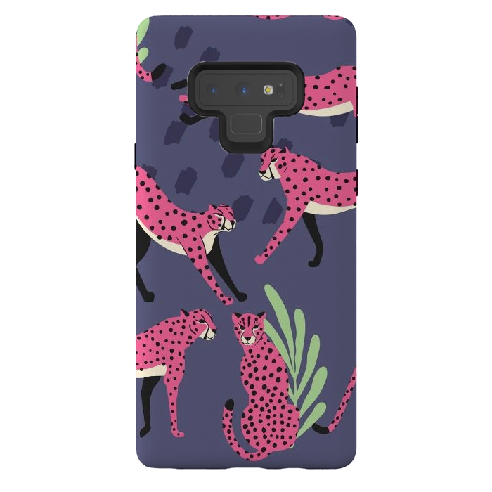 Galaxy Note 9 StrongFit Cheetah pattern 06 by Jelena Obradovic
