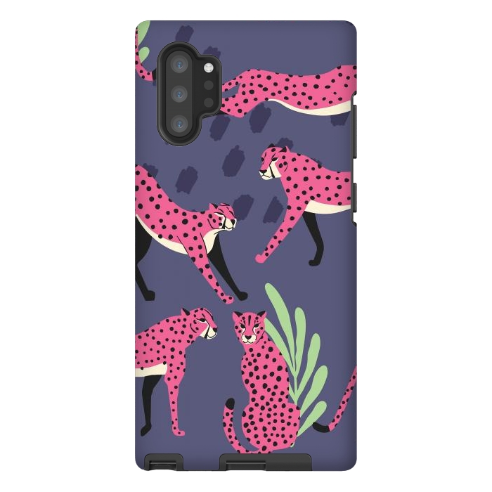 Galaxy Note 10 plus StrongFit Cheetah pattern 06 by Jelena Obradovic