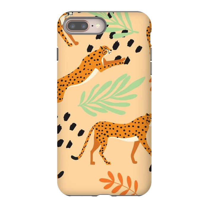iPhone 7 plus StrongFit Cheetah pattern 07 by Jelena Obradovic