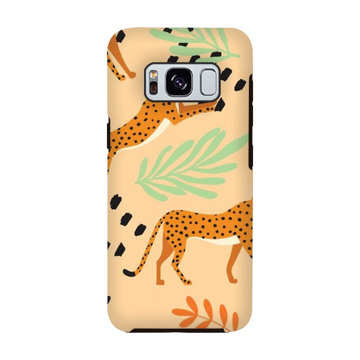 Galaxy S8 StrongFit Cheetah pattern 07 by Jelena Obradovic