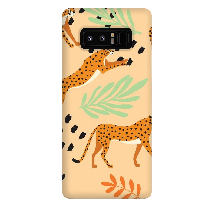 Galaxy Note 8 StrongFit Cheetah pattern 07 by Jelena Obradovic