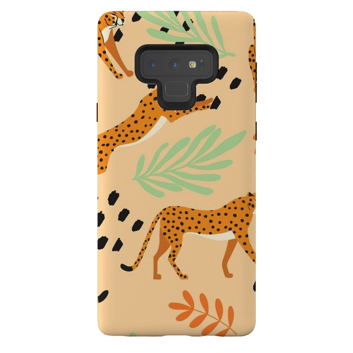 Galaxy Note 9 StrongFit Cheetah pattern 07 by Jelena Obradovic