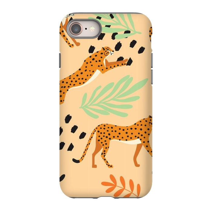 iPhone SE StrongFit Cheetah pattern 07 by Jelena Obradovic