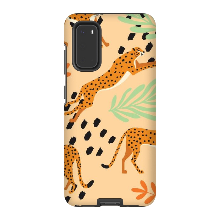 Galaxy S20 StrongFit Cheetah pattern 07 by Jelena Obradovic