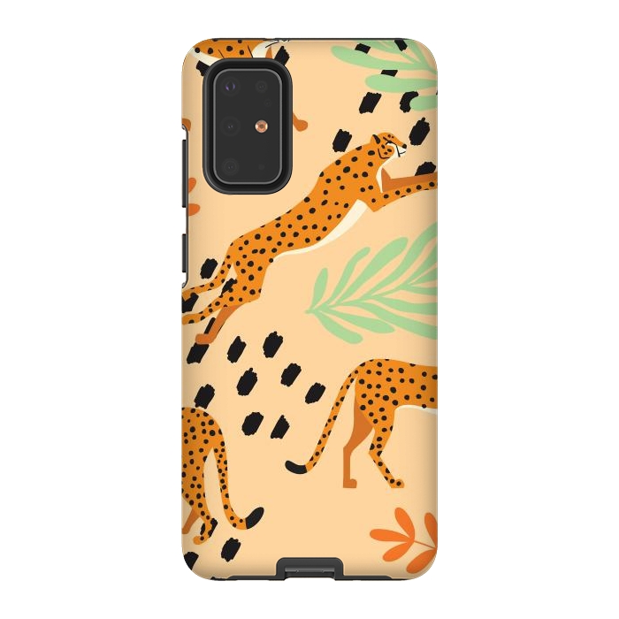 Galaxy S20 Plus StrongFit Cheetah pattern 07 by Jelena Obradovic