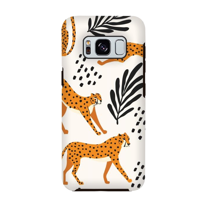 Galaxy S8 StrongFit Cheetah pattern 09 by Jelena Obradovic
