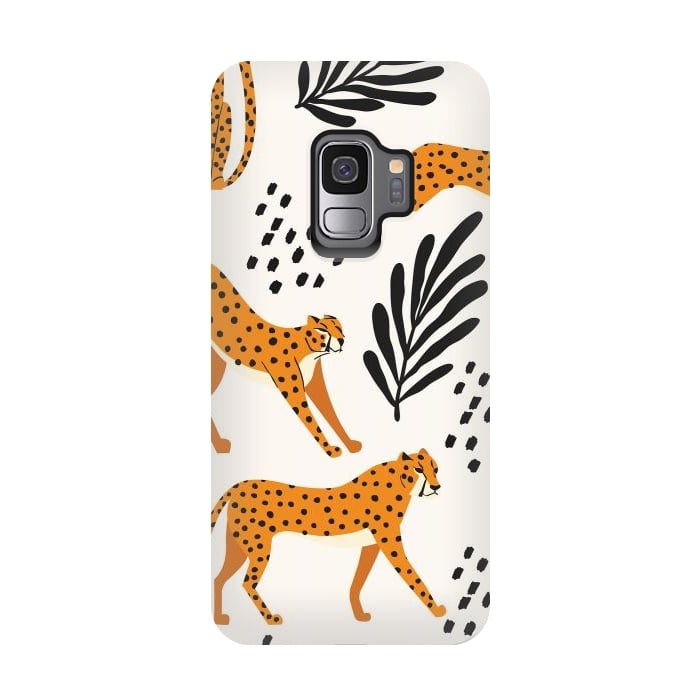 Galaxy S9 StrongFit Cheetah pattern 09 by Jelena Obradovic