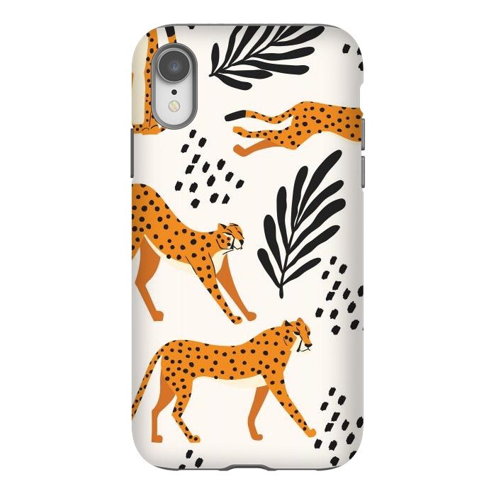iPhone Xr StrongFit Cheetah pattern 09 by Jelena Obradovic
