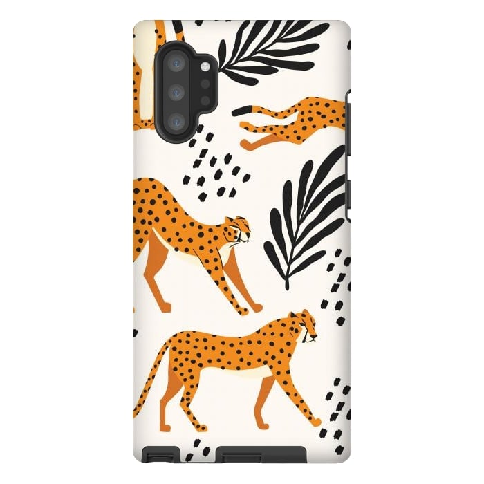 Galaxy Note 10 plus StrongFit Cheetah pattern 09 by Jelena Obradovic