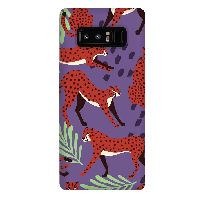 Galaxy Note 8 StrongFit Cheetah pattern 10 by Jelena Obradovic