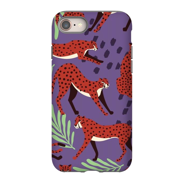 iPhone SE StrongFit Cheetah pattern 10 by Jelena Obradovic