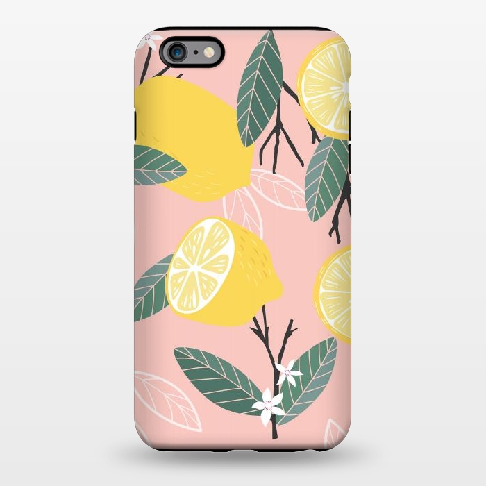 iPhone 6/6s plus StrongFit Lemon pattern 01 by Jelena Obradovic