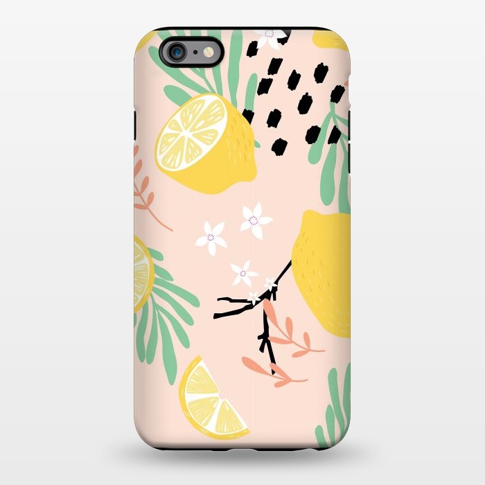 iPhone 6/6s plus StrongFit Lemon pattern 03 by Jelena Obradovic