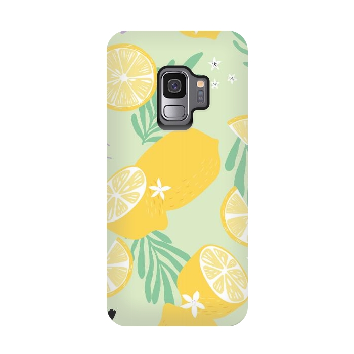 Galaxy S9 StrongFit Lemon pattern 04 by Jelena Obradovic