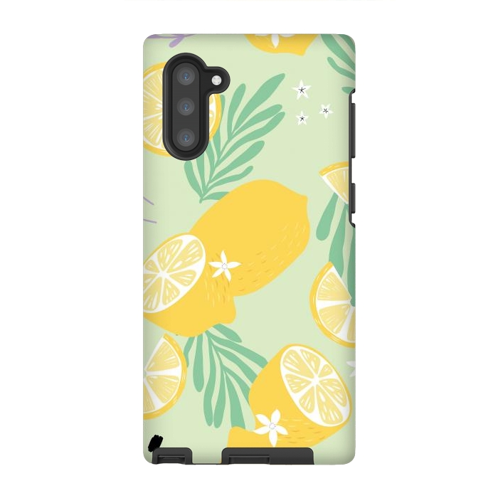Galaxy Note 10 StrongFit Lemon pattern 04 by Jelena Obradovic