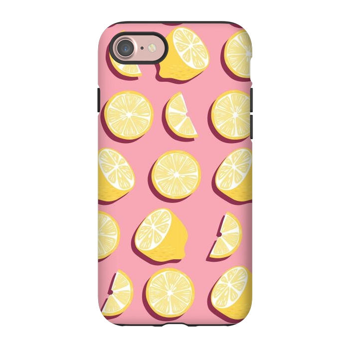 iPhone 7 StrongFit Lemon pattern 07 by Jelena Obradovic