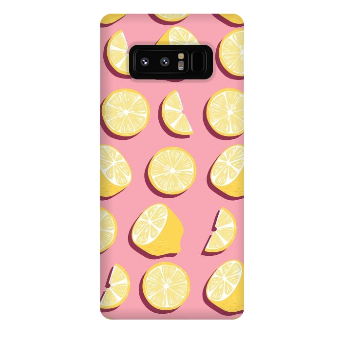 Galaxy Note 8 StrongFit Lemon pattern 07 by Jelena Obradovic