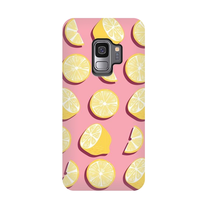 Galaxy S9 StrongFit Lemon pattern 07 by Jelena Obradovic