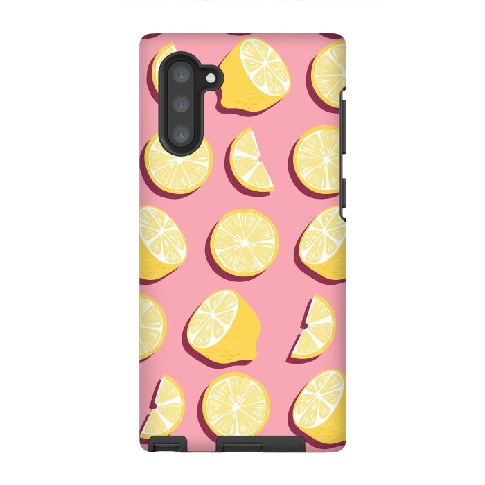 Galaxy Note 10 StrongFit Lemon pattern 07 by Jelena Obradovic
