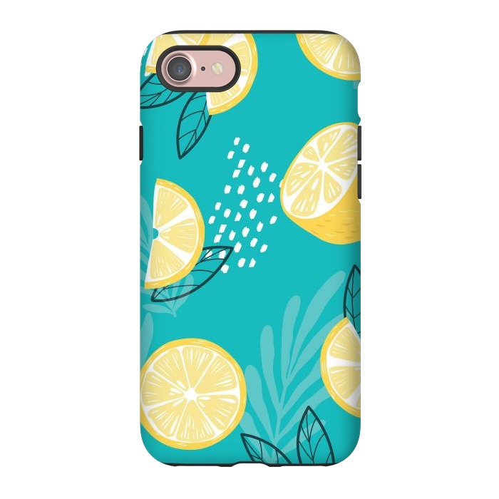 iPhone 7 StrongFit Lemon pattern 08 by Jelena Obradovic