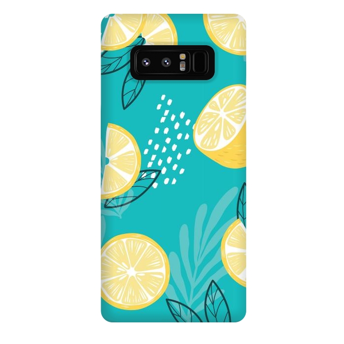 Galaxy Note 8 StrongFit Lemon pattern 08 by Jelena Obradovic