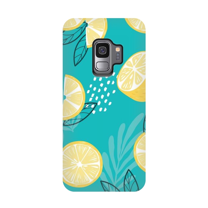 Galaxy S9 StrongFit Lemon pattern 08 by Jelena Obradovic