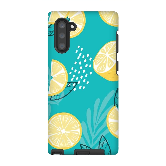 Galaxy Note 10 StrongFit Lemon pattern 08 by Jelena Obradovic