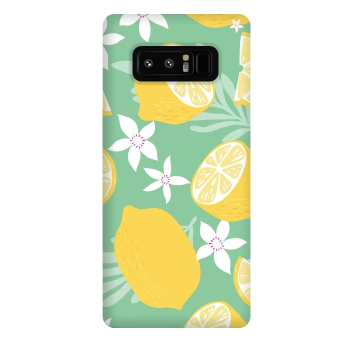 Galaxy Note 8 StrongFit Lemon pattern 09 by Jelena Obradovic
