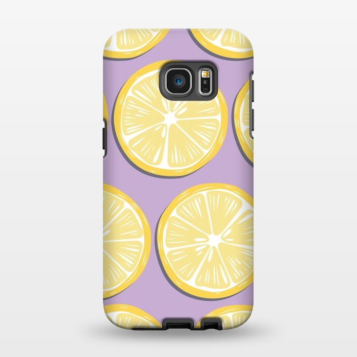 Galaxy S7 EDGE StrongFit Lemon pattern 10 by Jelena Obradovic