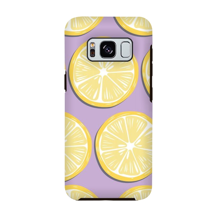 Galaxy S8 StrongFit Lemon pattern 10 by Jelena Obradovic