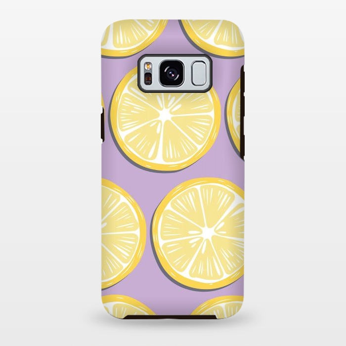 Galaxy S8 plus StrongFit Lemon pattern 10 by Jelena Obradovic