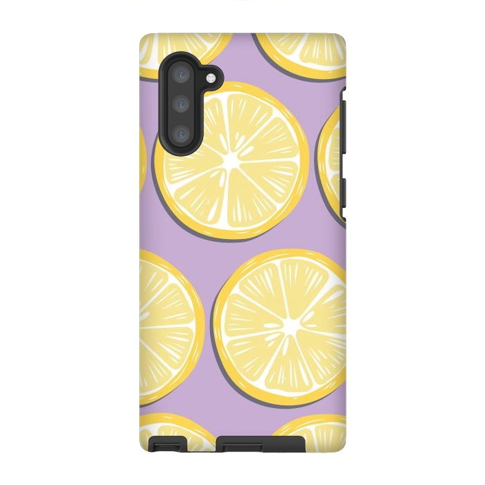 Galaxy Note 10 StrongFit Lemon pattern 10 by Jelena Obradovic