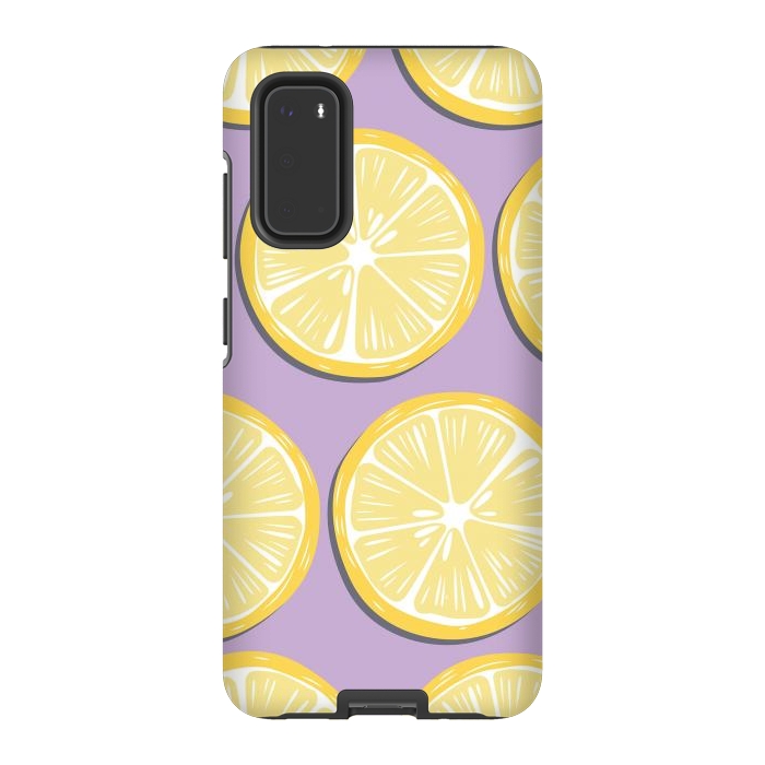 Galaxy S20 StrongFit Lemon pattern 10 by Jelena Obradovic