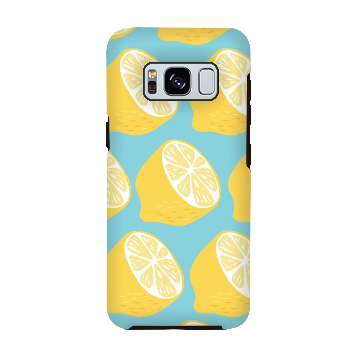 Galaxy S8 StrongFit Lemon pattern 13 by Jelena Obradovic
