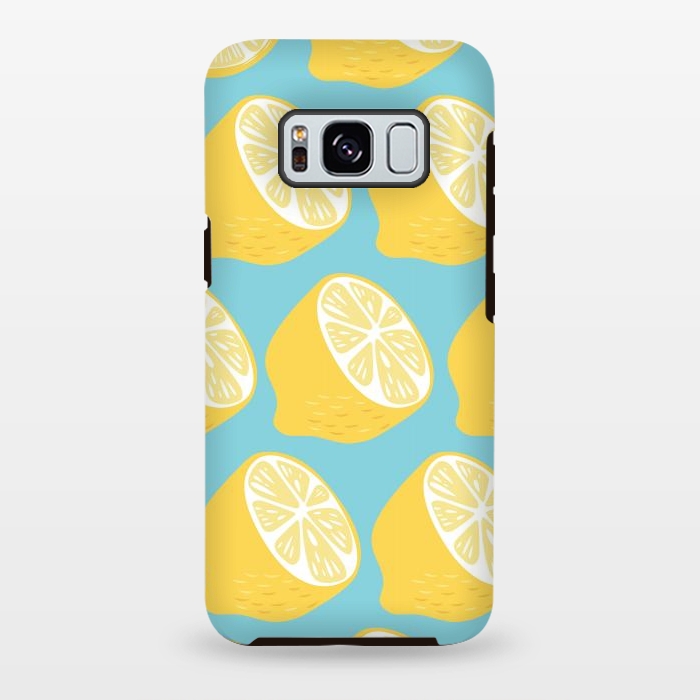 Galaxy S8 plus StrongFit Lemon pattern 13 by Jelena Obradovic