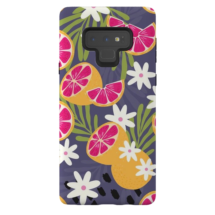 Galaxy Note 9 StrongFit Grapefruit pattern 02 by Jelena Obradovic