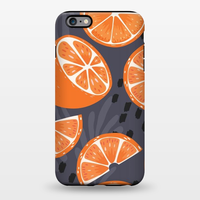 iPhone 6/6s plus StrongFit Orange pattern 02 by Jelena Obradovic