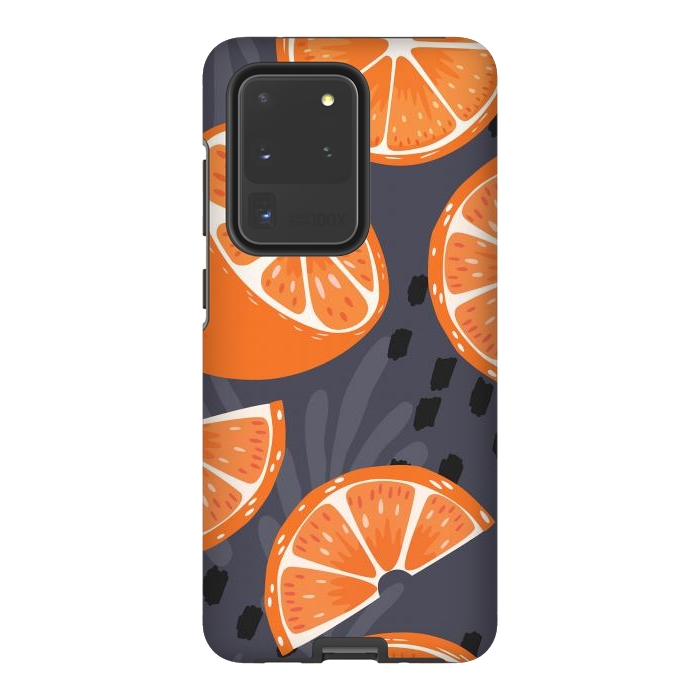 Galaxy S20 Ultra StrongFit Orange pattern 02 by Jelena Obradovic