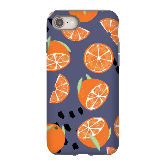 iPhone SE StrongFit Orange pattern 05 by Jelena Obradovic