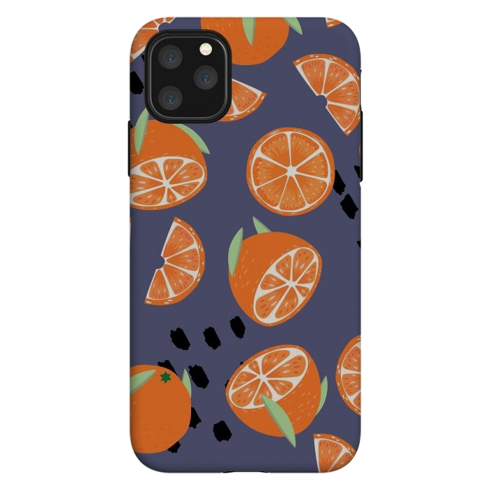 iPhone 11 Pro Max StrongFit Orange pattern 05 by Jelena Obradovic