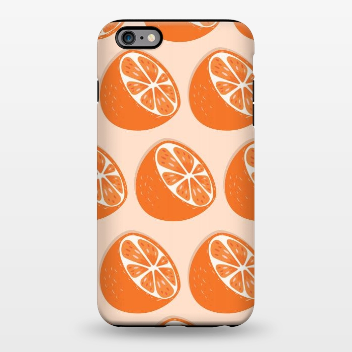 iPhone 6/6s plus StrongFit Orange pattern 07 by Jelena Obradovic