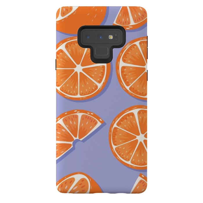Galaxy Note 9 StrongFit Orange pattern 08 by Jelena Obradovic