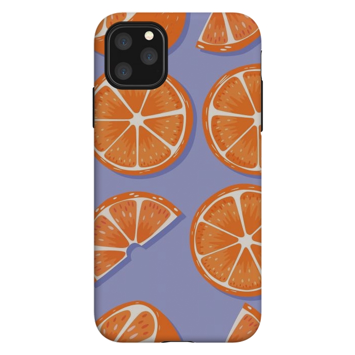 iPhone 11 Pro Max StrongFit Orange pattern 08 by Jelena Obradovic
