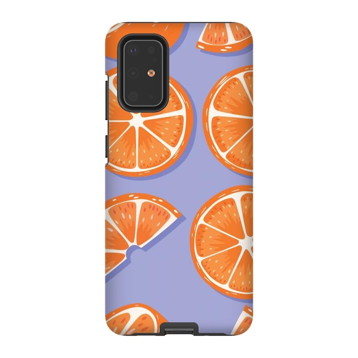 Galaxy S20 Plus StrongFit Orange pattern 08 by Jelena Obradovic