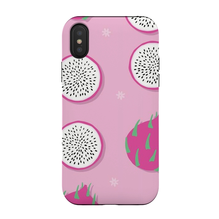 iPhone Xs / X StrongFit Dragon fruit 01 by Jelena Obradovic