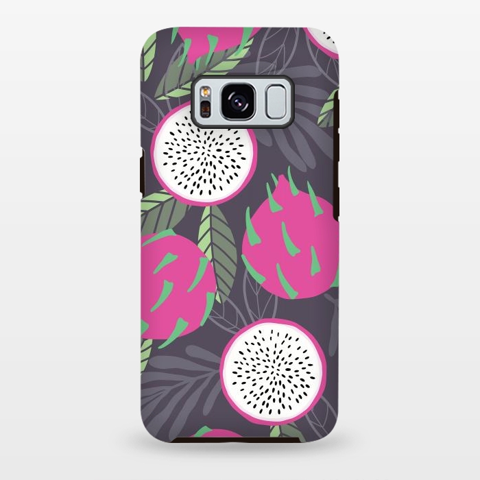 Galaxy S8 plus StrongFit Dragon fruit pattern 03 by Jelena Obradovic