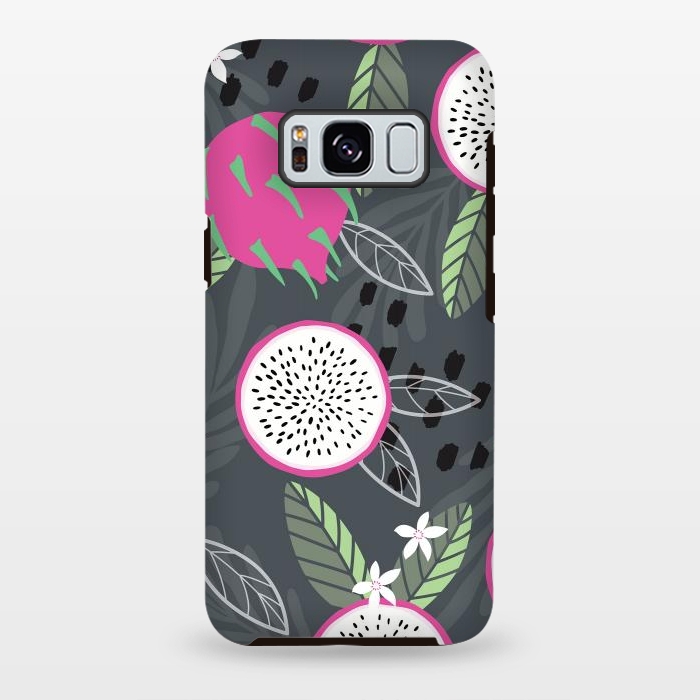 Galaxy S8 plus StrongFit Dragon fruit pattern 04 by Jelena Obradovic